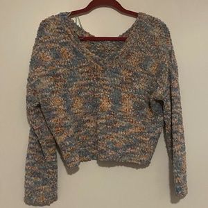 Jessica Simpson Colorful Cropped Sweater